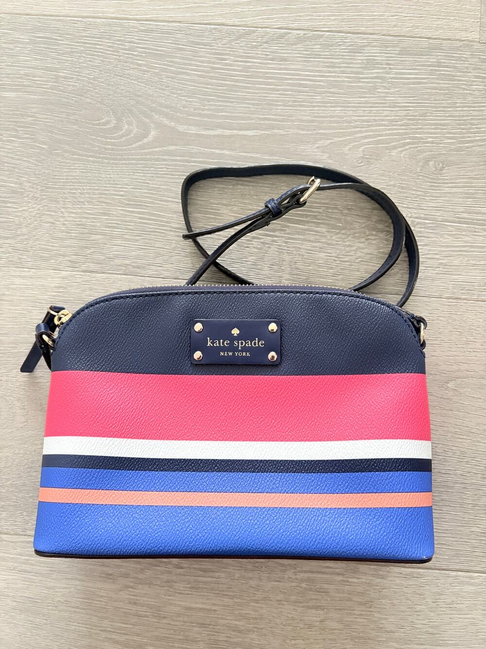 Kate Spade Grove Street Millie Stripe Crossbody Bag Small Purse